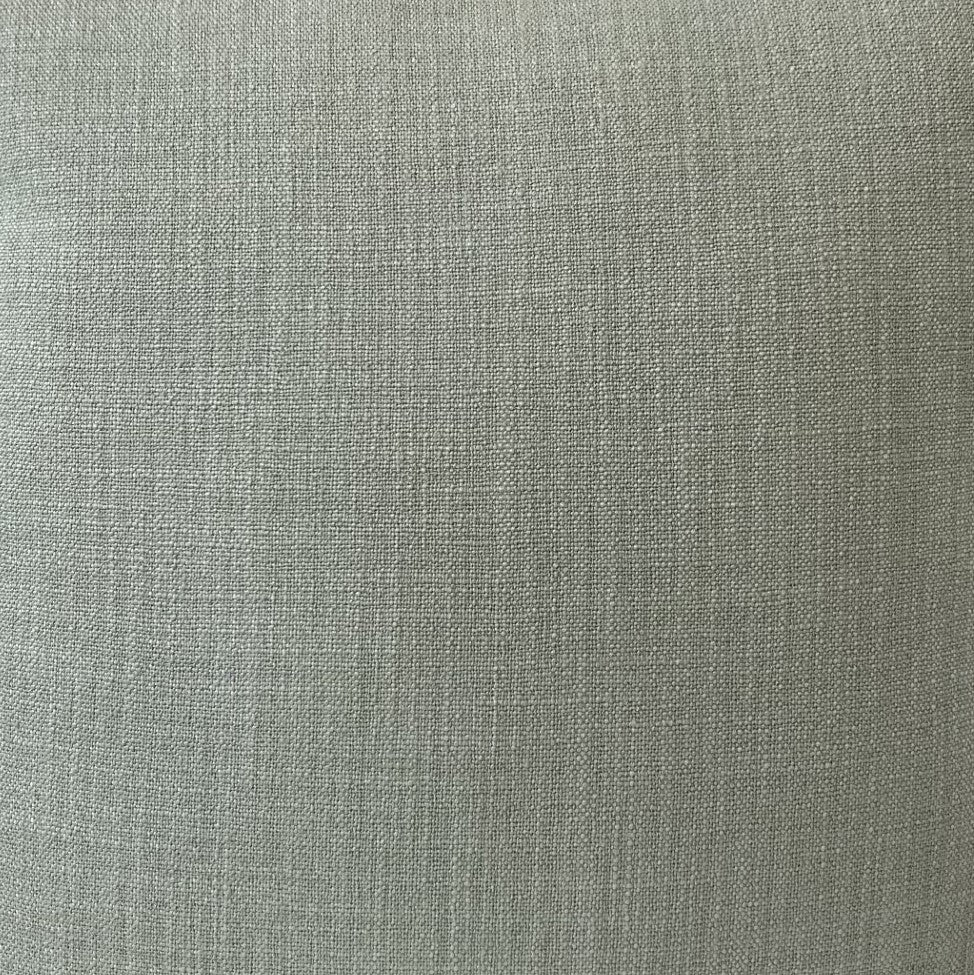 just cushions linen look cushion fabric sample luxurious and hardwearing linen look fabric pale green handmade in the uk