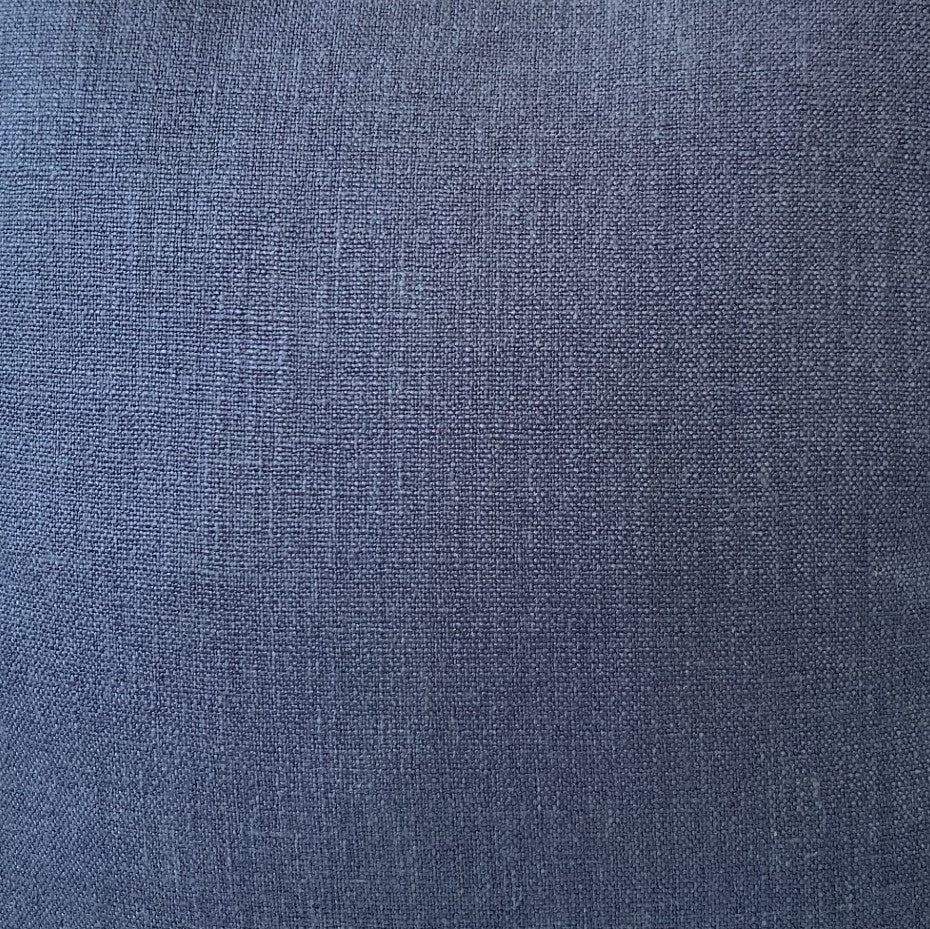 just cushions linen look cushion fabric sample luxurious and hardwearing linen look fabric navy blue handmade in the uk