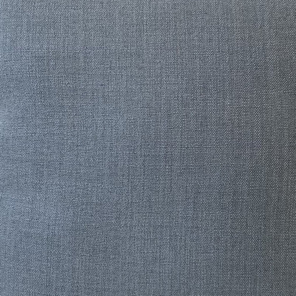 just cushions linen look cushion fabric sample luxurious and hardwearing linen look fabric blue grey handmade in the uk